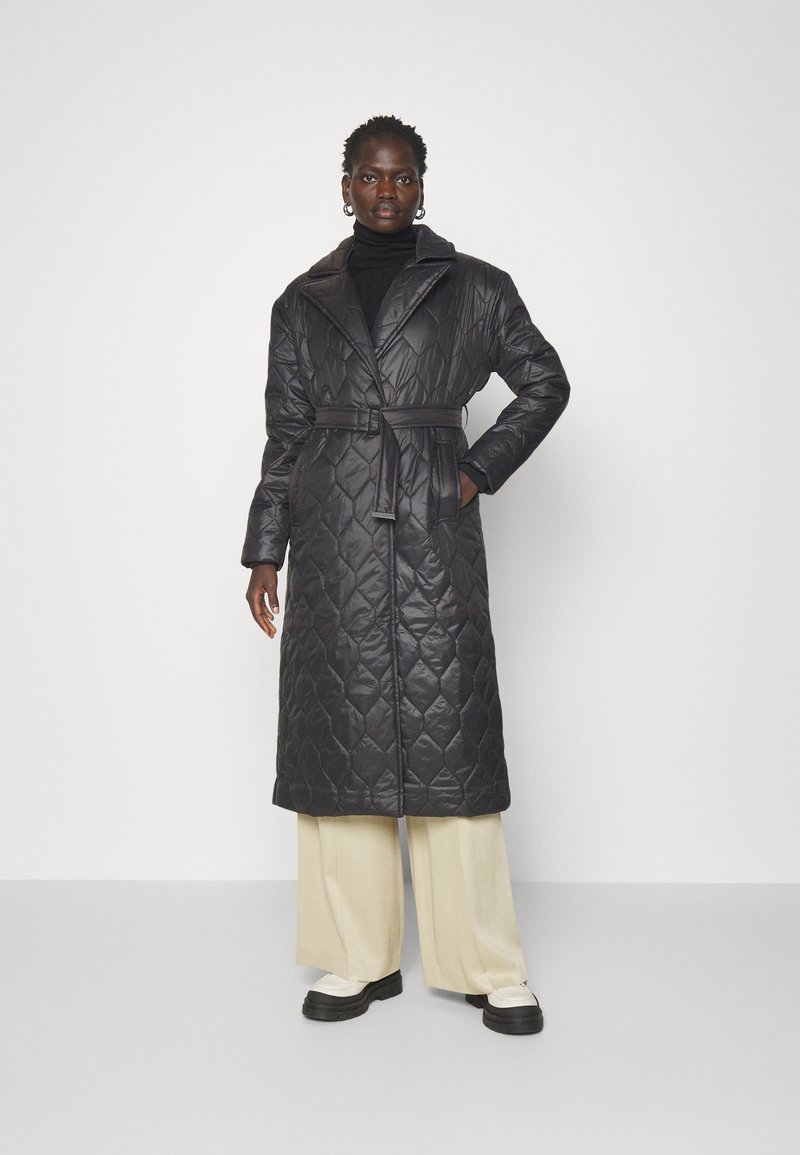 2nd Day ENZO CASUAL SHINE Klassischer Mantel meteorite black