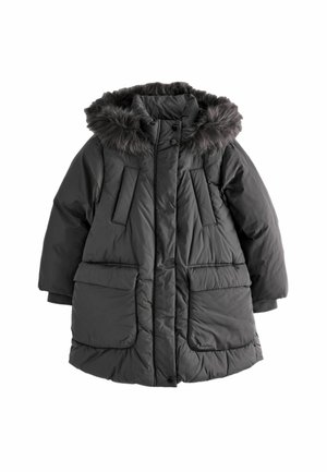 SHOWER RESISTANT FAUX FUR TRIM - Zimný kabát - charcoal grey