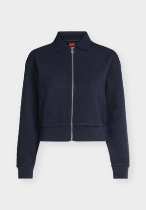 HUGO, DADRID - Φούτερ με φερμουάρ - medium blue