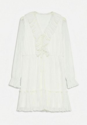 Vero Moda, PEPLUM DRESS VMMARIA SHORT DRESS - Nappali ruha - snow white
