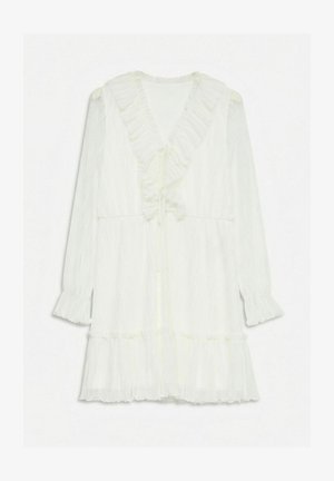 Vero Moda, PEPLUM DRESS VMMARIA SHORT DRESS - Nappali ruha - snow white