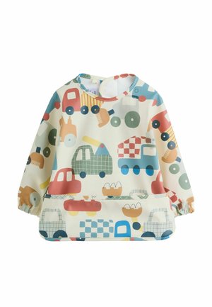 WEANING AND FEEDING SLEEVED - Slabbetje - blue red transport