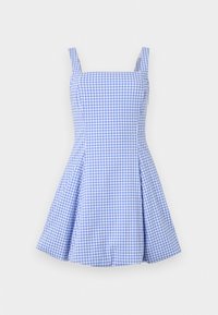 The A&F Mila Bubble Hem Mini Dress - Denní šaty - light blue