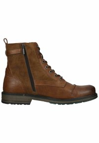 Mustang Botines con cordones - cognac