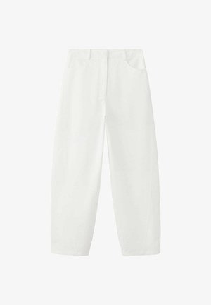 Mango, ADULT - Straight leg jeans - white