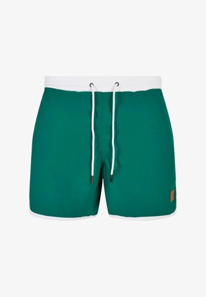Urban Classics RETRO - Short de bain - white green