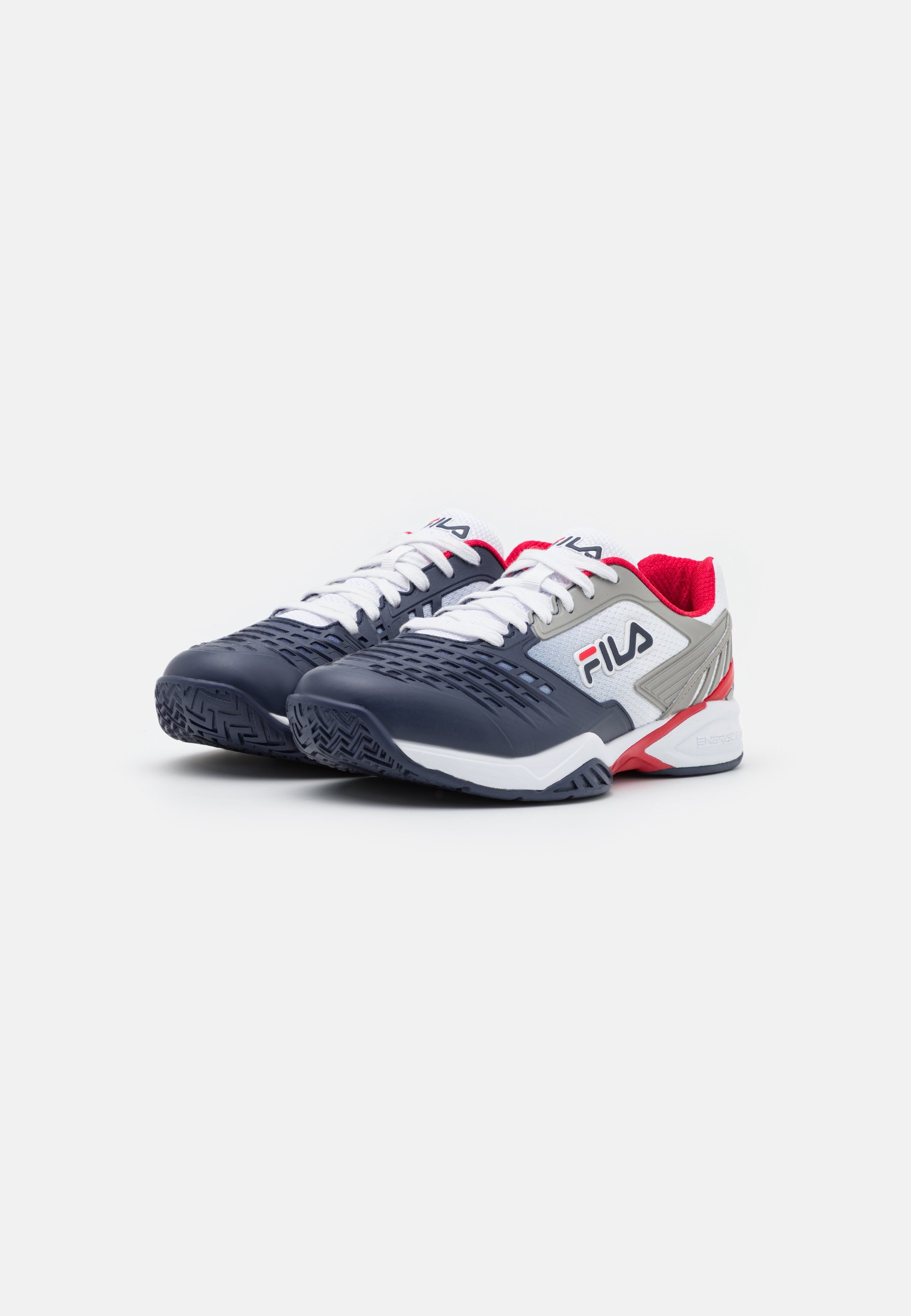 Fila TENNIS SHOE AXILUS MEN - Tennisschoenen voor kleibanen - peacoat  blue/donkerblauw - Zalando.be