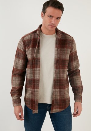 PLAID PATTERNED  - Vapaa-ajan kauluspaita - mink