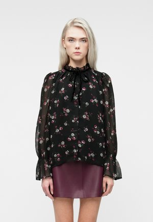 YASRONIA SHIRT - Πουκαμίσα με κουμπιά - black/ronia