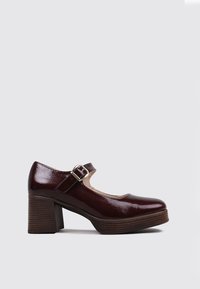Sandra Fontán RIGA - Zapatos de plataforma - burgundy