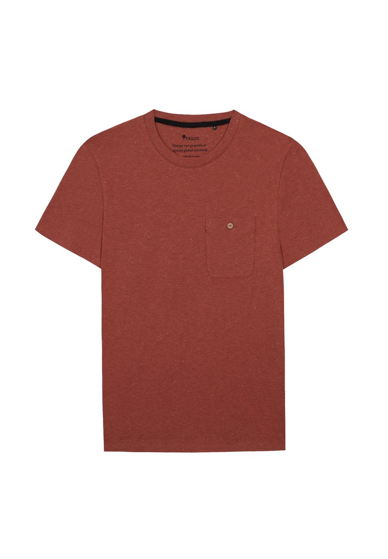 Faguo T-shirt basic rood