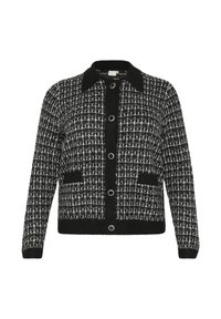 Kardiganas - black turtledove check knit