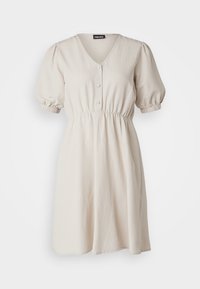 Pieces Abito a camicia - off-white