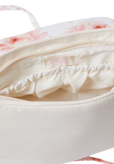 Saint Barth MC2 Borsa Pochette Aline – Stampa Quadretti Rosa Con Fragole, Dimensioni 20x14,5x7 Cm