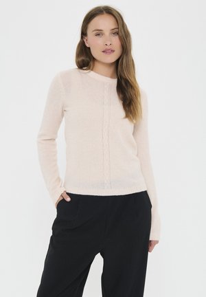 Saint Tropez AMOLISZ - Stickad tröja - barely pink