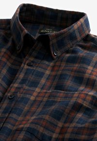Next CHECK - Hemd - navy rust
