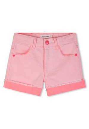 Denimové šortky - pink off white