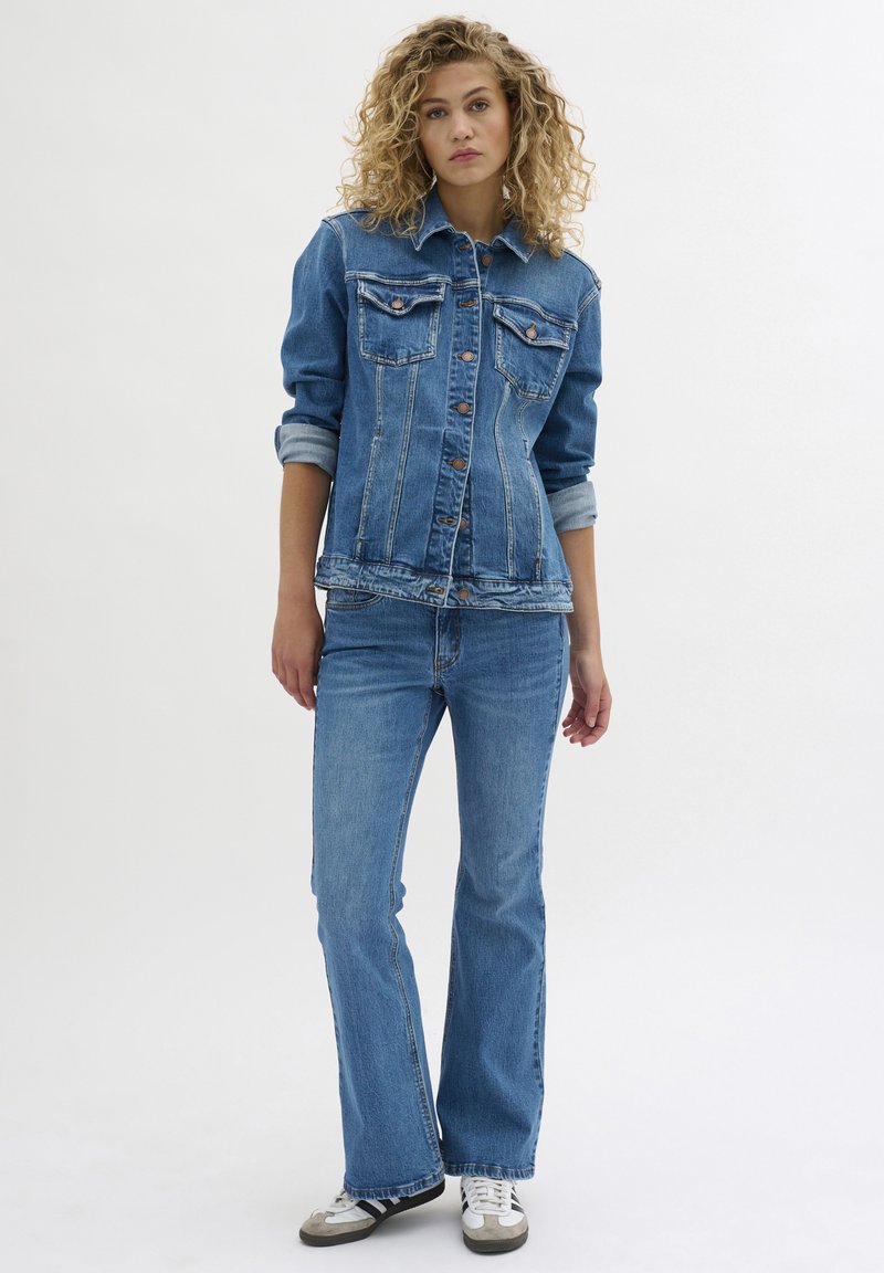 Jeans Slim Bootcut Donna - Vita Media, Cotone Elasticizzato, Taglio Allungante, Multiple Lunghezze - Foto 11