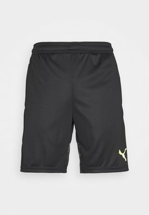 INDIVIDUAL SHORTS - Sports shorts - black/yellow alert