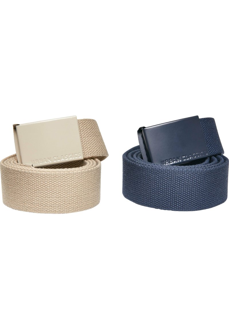 Urban Classics 2 PACK - Pásek - sand navy