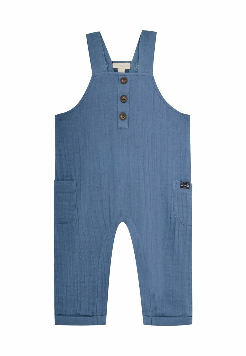 JoJo Maman Bébé REGULAR FIT - Hängselbyxor - denim blue