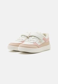 Calvin Klein Jeans HARING UNISEX - Sportbačiai - beige/off white/pink