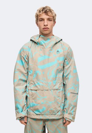 Burton, MENS RESERVE RELAXED ANORAK - Хардшел яке - liquid mineral