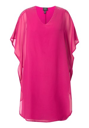 Ulla Popken DOPPELLAGIG 3/4-ARM - Cocktail dress / Party dress - magenta