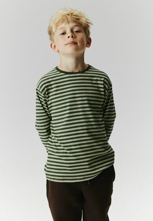Name it, Langærmet T-shirt - kombu green