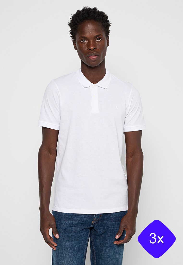 jack & jones Poloshirt wit jack & jones Poloshirt wit