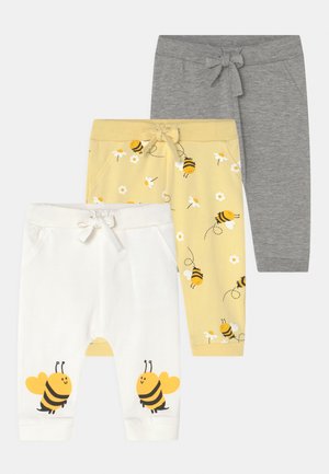 NBNMIBEE PANT3 PACK UNISEX - Trousers - double cream