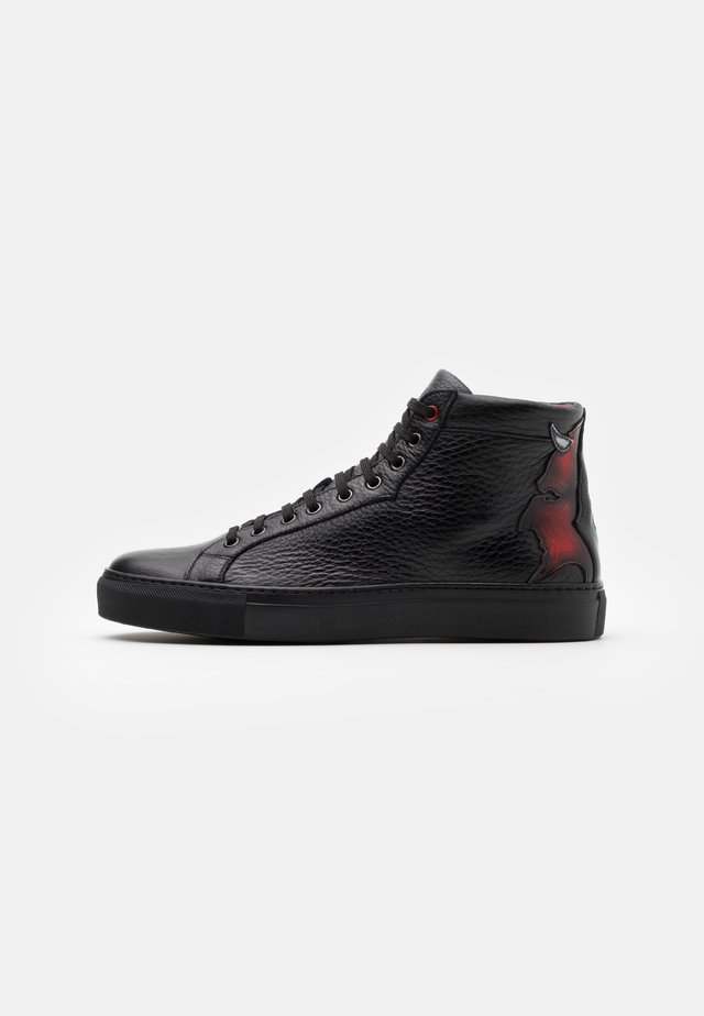 High-top trainers - nature black