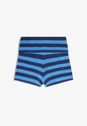 Bershka, STRIPED - SHORTS - Shorts - dark blue