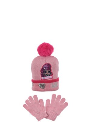 SET - Gloves - rosa