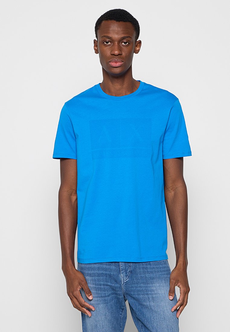 Armani Exchange T-shirt print blauw Armani Exchange T-shirt print blauw