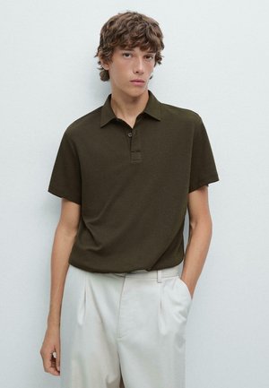 SHORT SLEEVE POLO NECK - Poloshirt - khaki