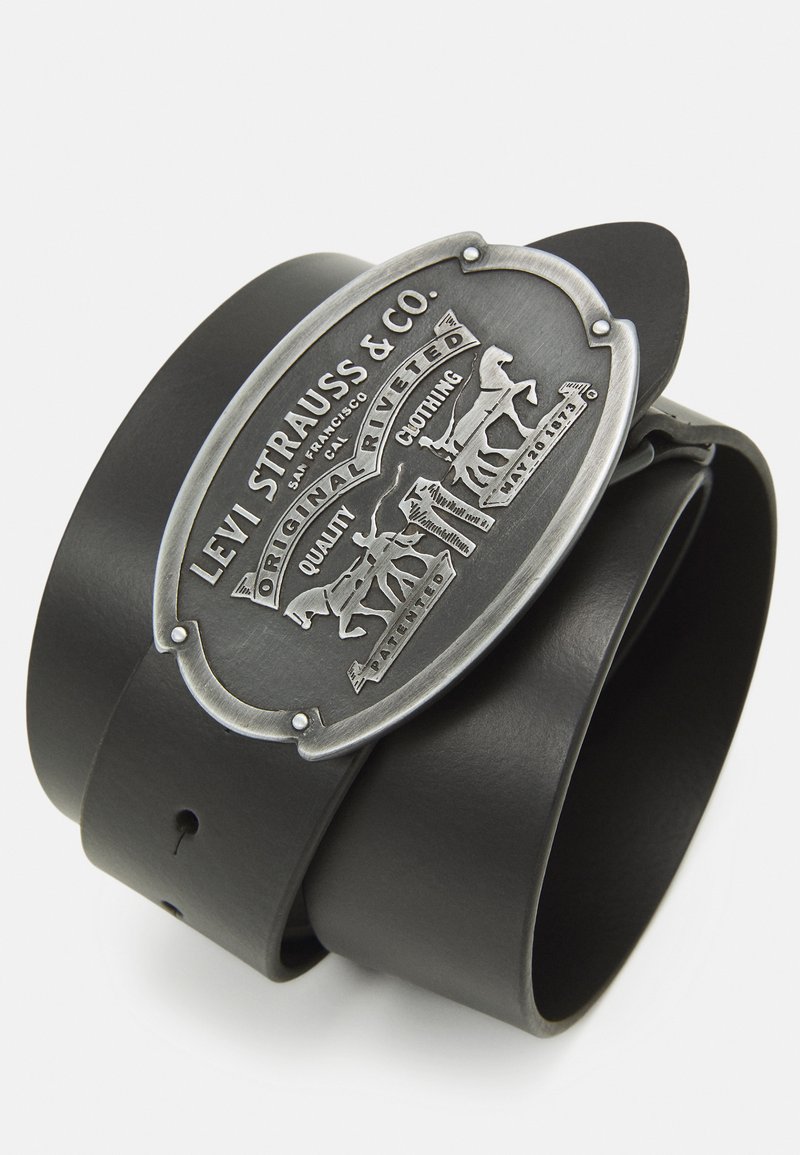 Levi's® TONAL BATWING BELT - Cintura - regular black/nero