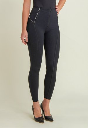SUPER SKINNY PUSH-UP  - Leggings - black