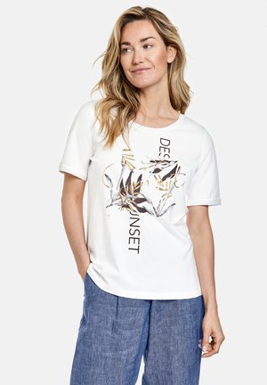T-shirt con stampa - off white