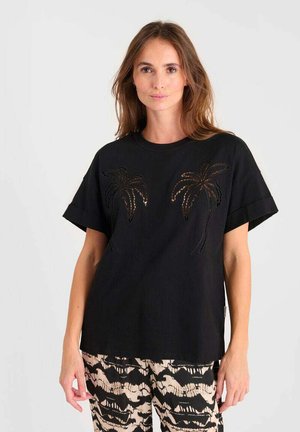 TEE - Camiseta estampada - noir