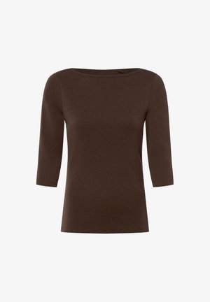 brookshire, BROOKSHIRE SHIRT - Long sleeved top - braun