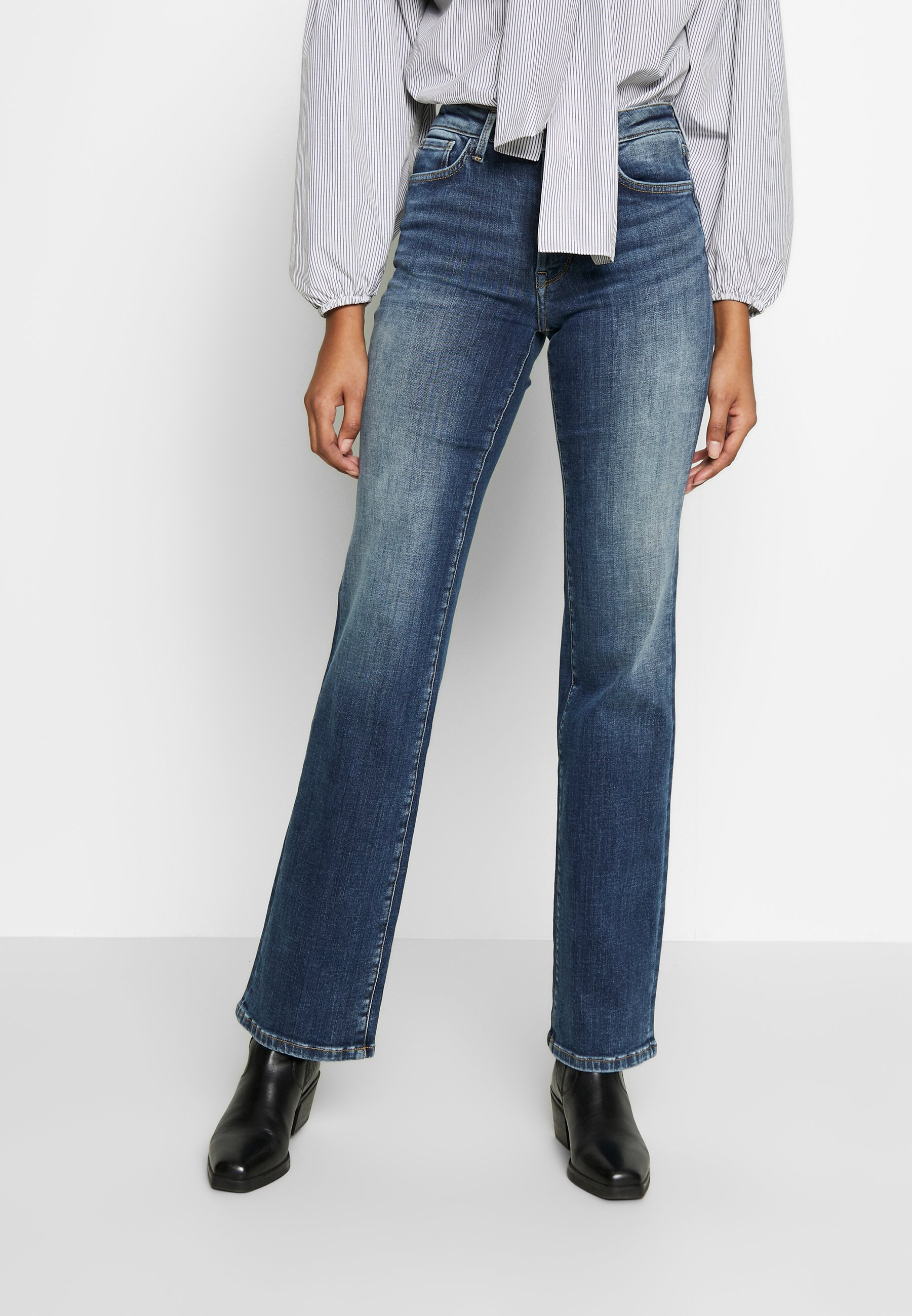 Pepe Jeans AUBREY Straight leg jeans dark blue denim Pepe Jeans HOLLY Straight leg jeans dark blue denim