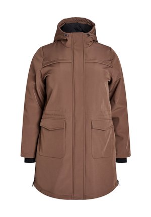 Zizzi Parka - coffee quartz