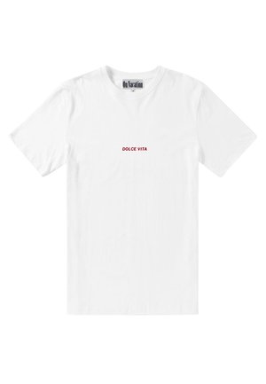 T-shirt print - white