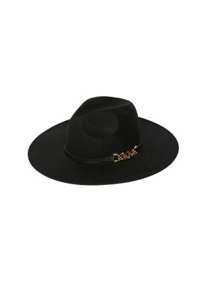 CHAIN DETAILING FEDORA - Müts - black
