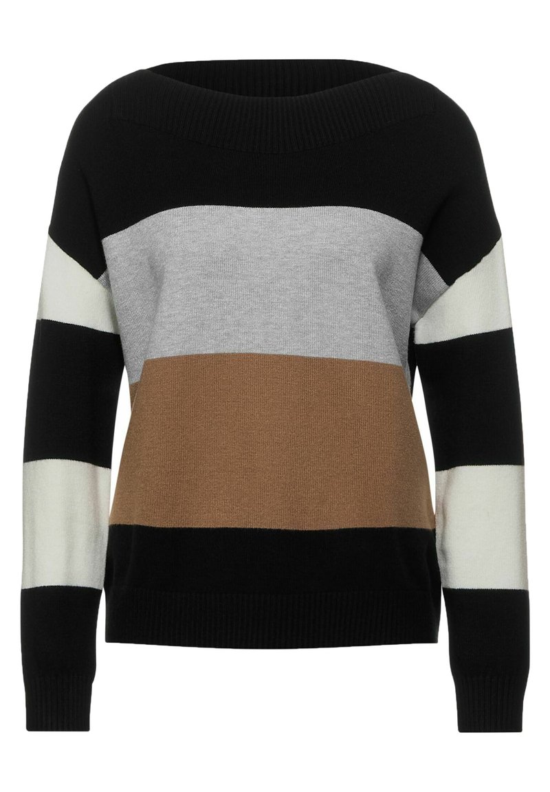 Damen Strickjacken | Street One Strickpullover schwarz - DS06244 Damen Strickjacken | Street One Strickpullover schwarz - DS06244