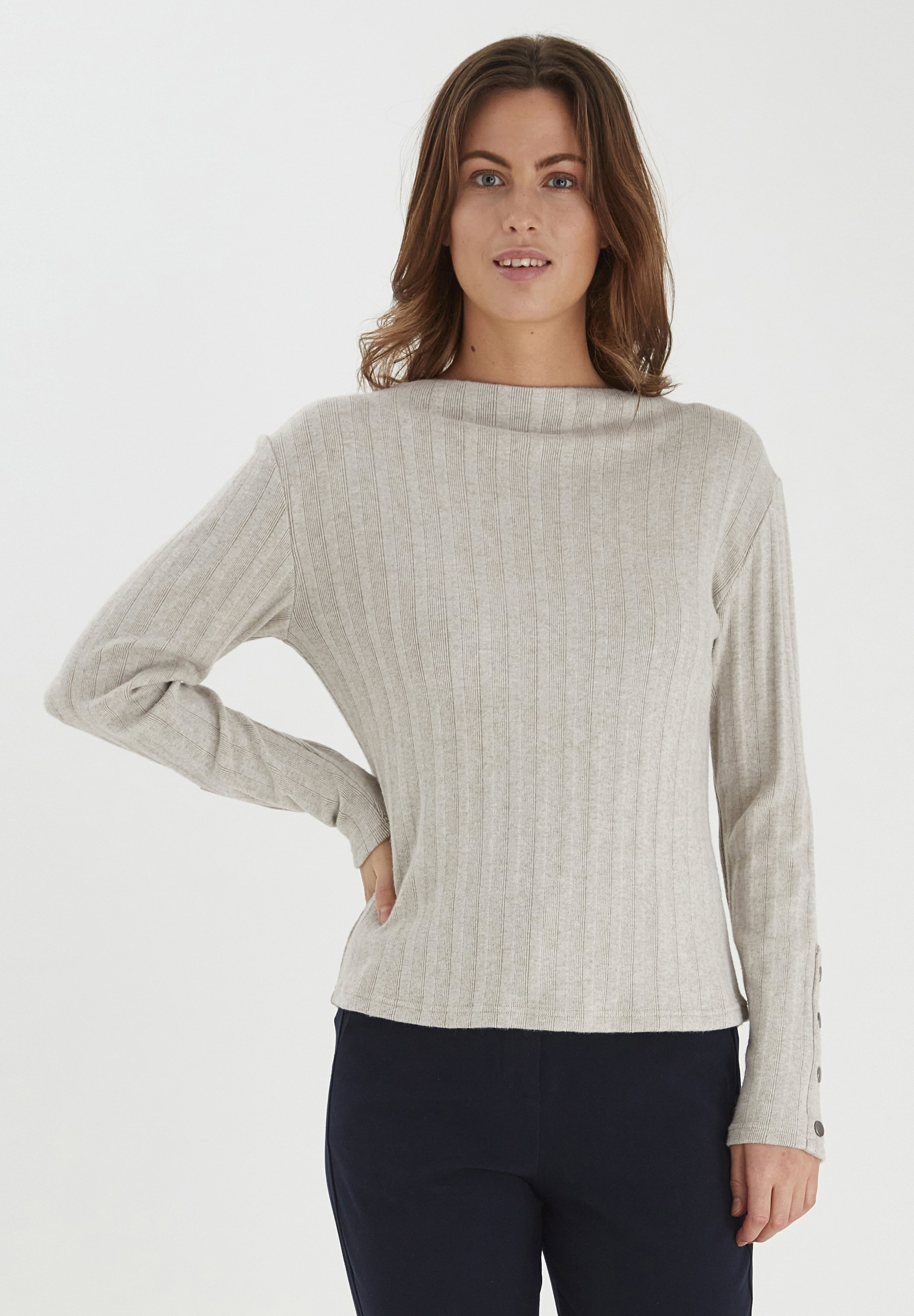 b.young BYRalaya - Jumper - oyster melange/light grey
