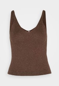 ONLY ONLLINA - Topp - chocolate brown