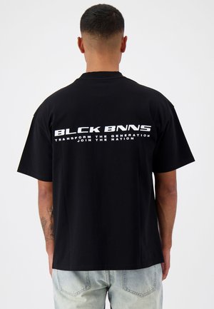 NATION  - Print T-shirt - black