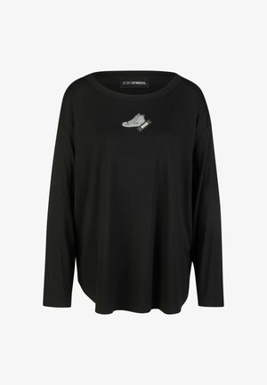 DORIS STREICH, LONG-SHIRT - Langarmshirt - schwarz